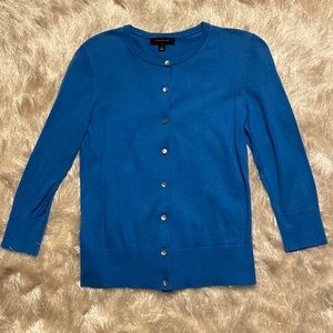 Ann Taylor Blue Cardigan Sweater size Small